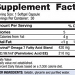 Load image into Gallery viewer, Cardia 7 Purified Omega 7 30 count Supplement Facts Label