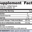 Load image into Gallery viewer, Cardia 7 Purified Omega 7 60 count Supplement Facts Label