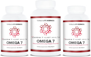 Botles of 30 count, 60 count, 90 count Cardia 7 Omega 7