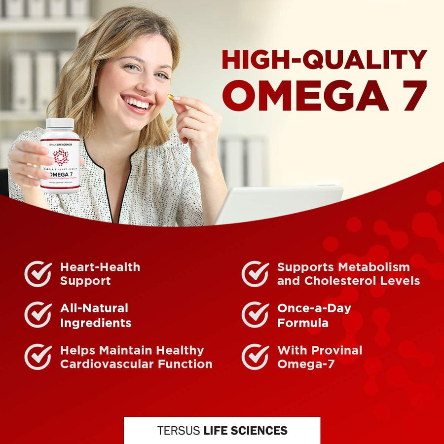 Cardia 7 Purified Omega 7 List of Benefits