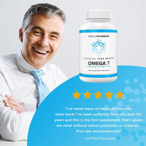 Tear Health Bottle with 5 Star Review