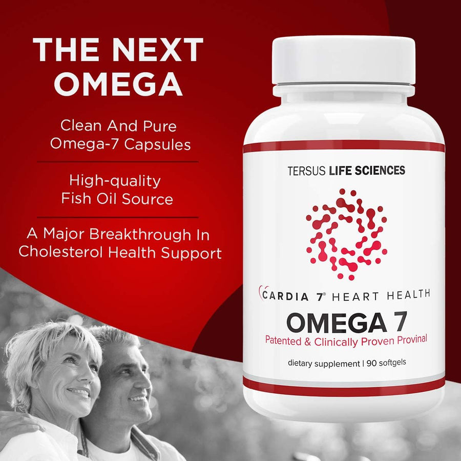 Cardia 7 Purified Omega 7 Bottle with Benefits